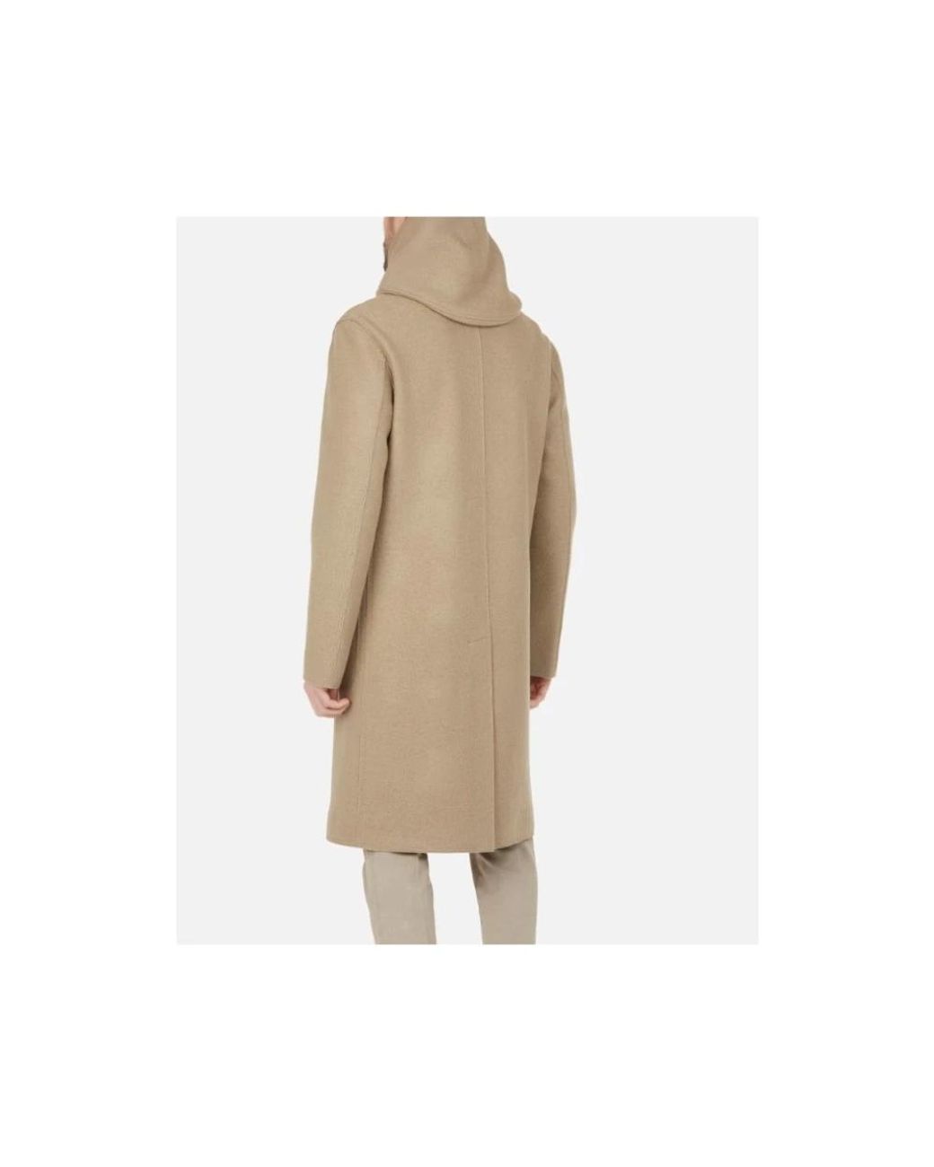 Paolo Pecora Natural Single-Breasted Coats for men