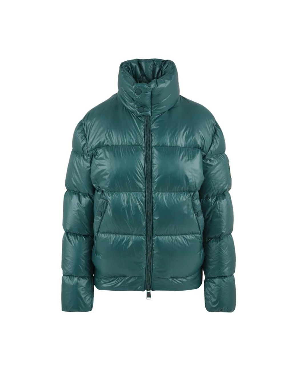 Down Jackets AFTER LABEL de hombre de color Green