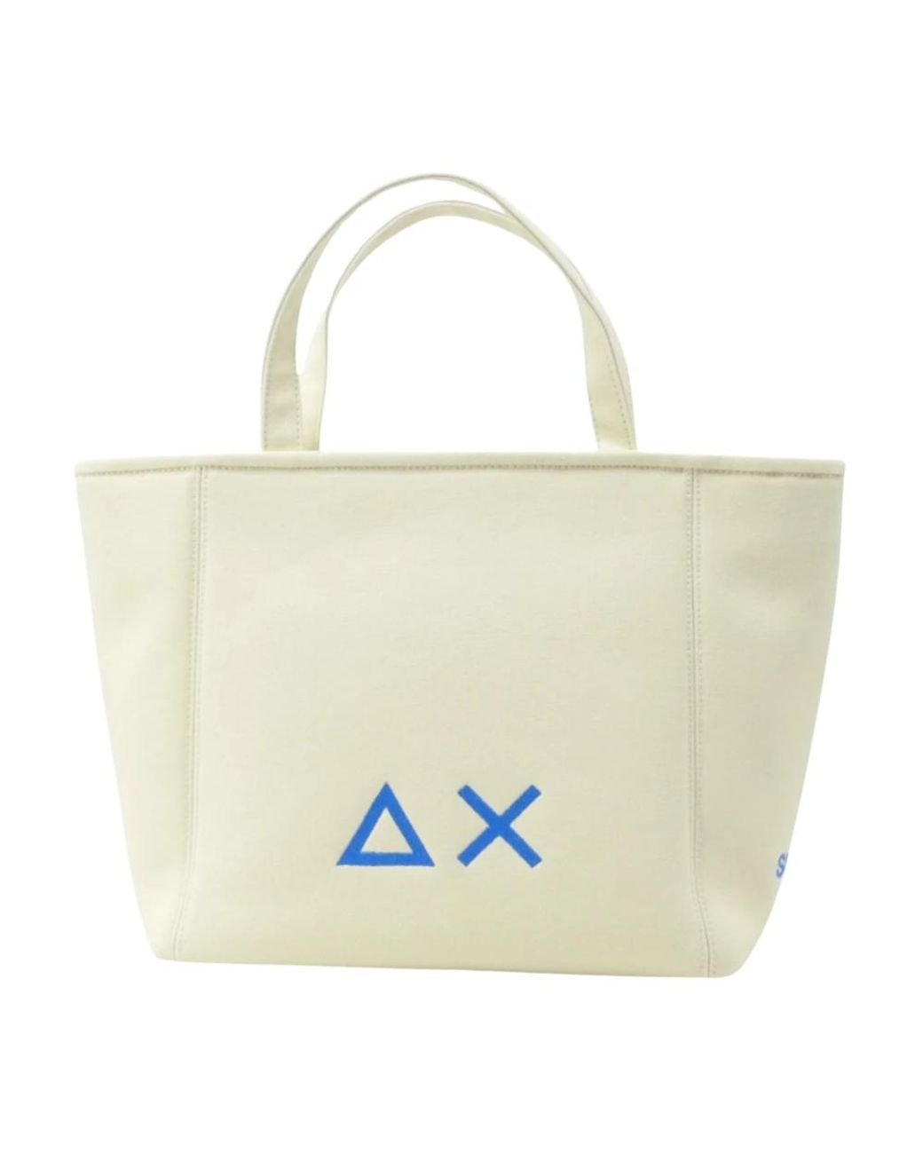 Sun 68 White Shopping Bags