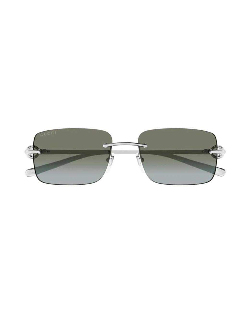 Gucci Accessoires ,Grijs ,Stijlvolle Zonnebril Gg 1703S in het Green