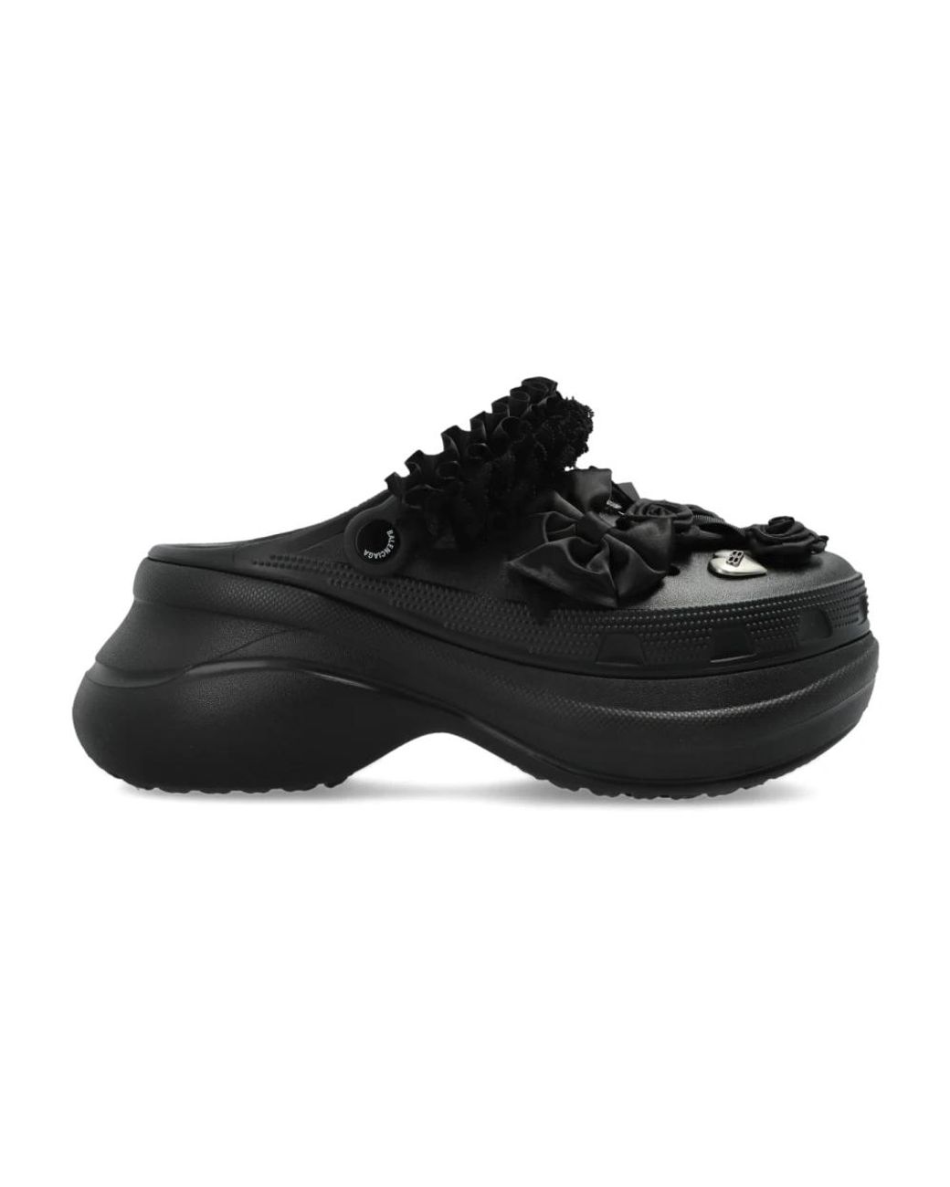 Balenciaga Black Platform Mule
