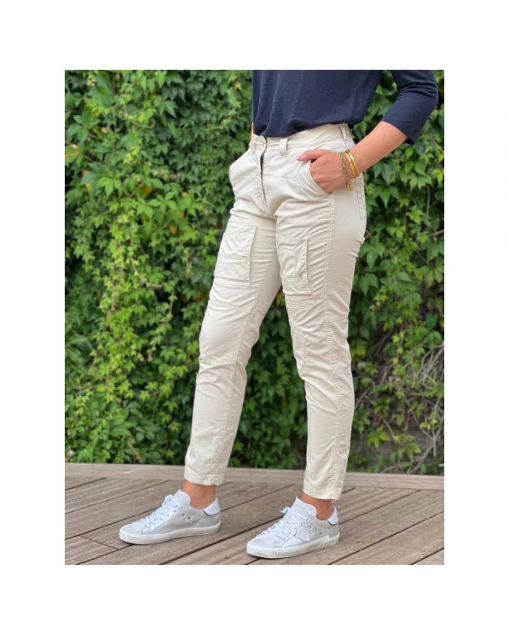 Aeronautica Militare Blue Slim-Fit Trousers