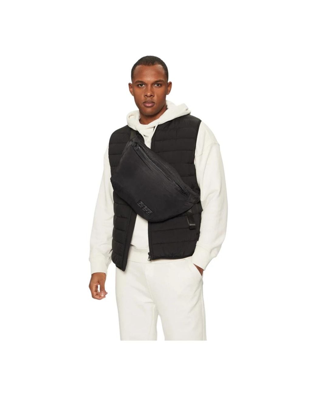 Guess Black Bum Bags for men