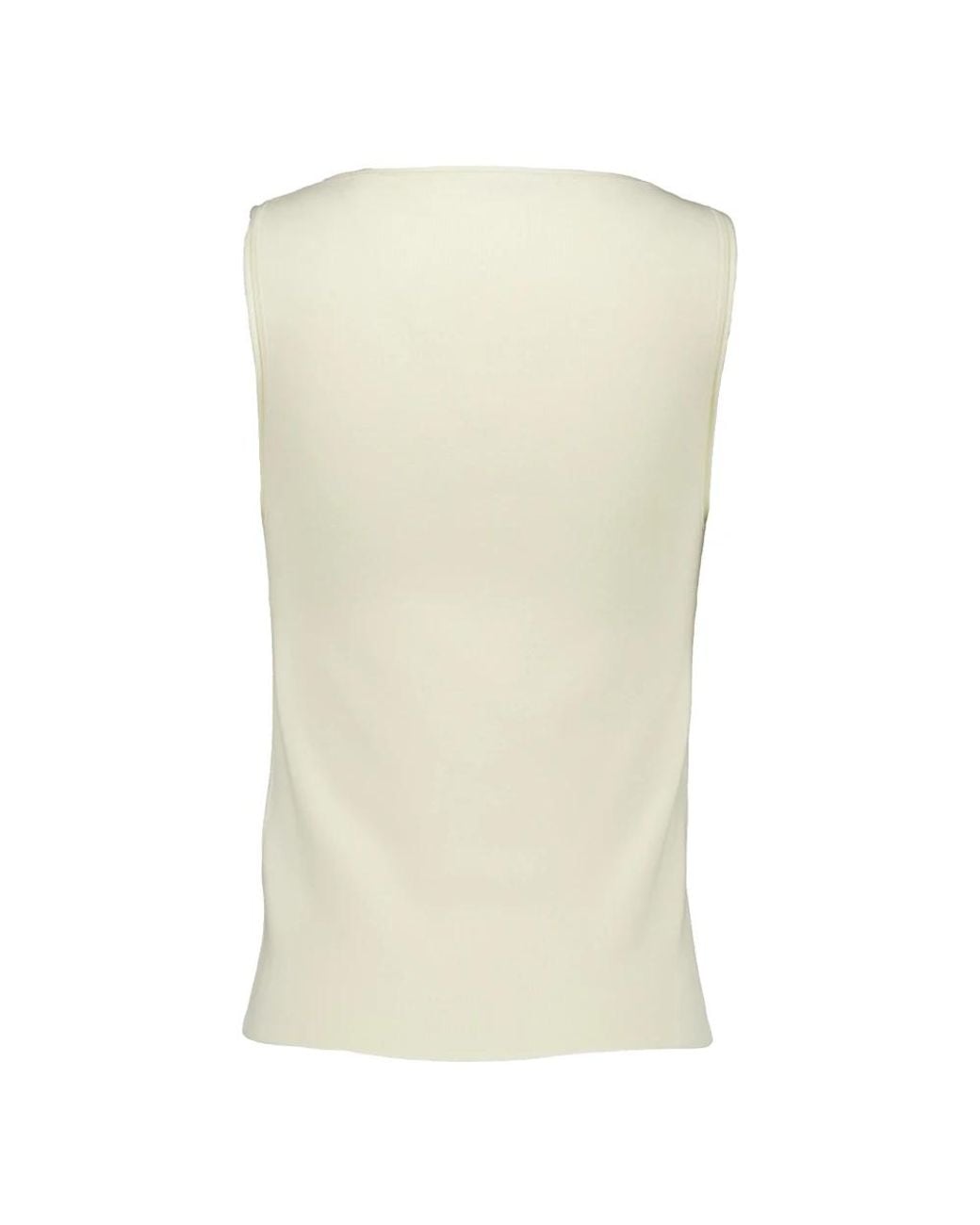 Olaf Hussein Natural Sleeveless Tops