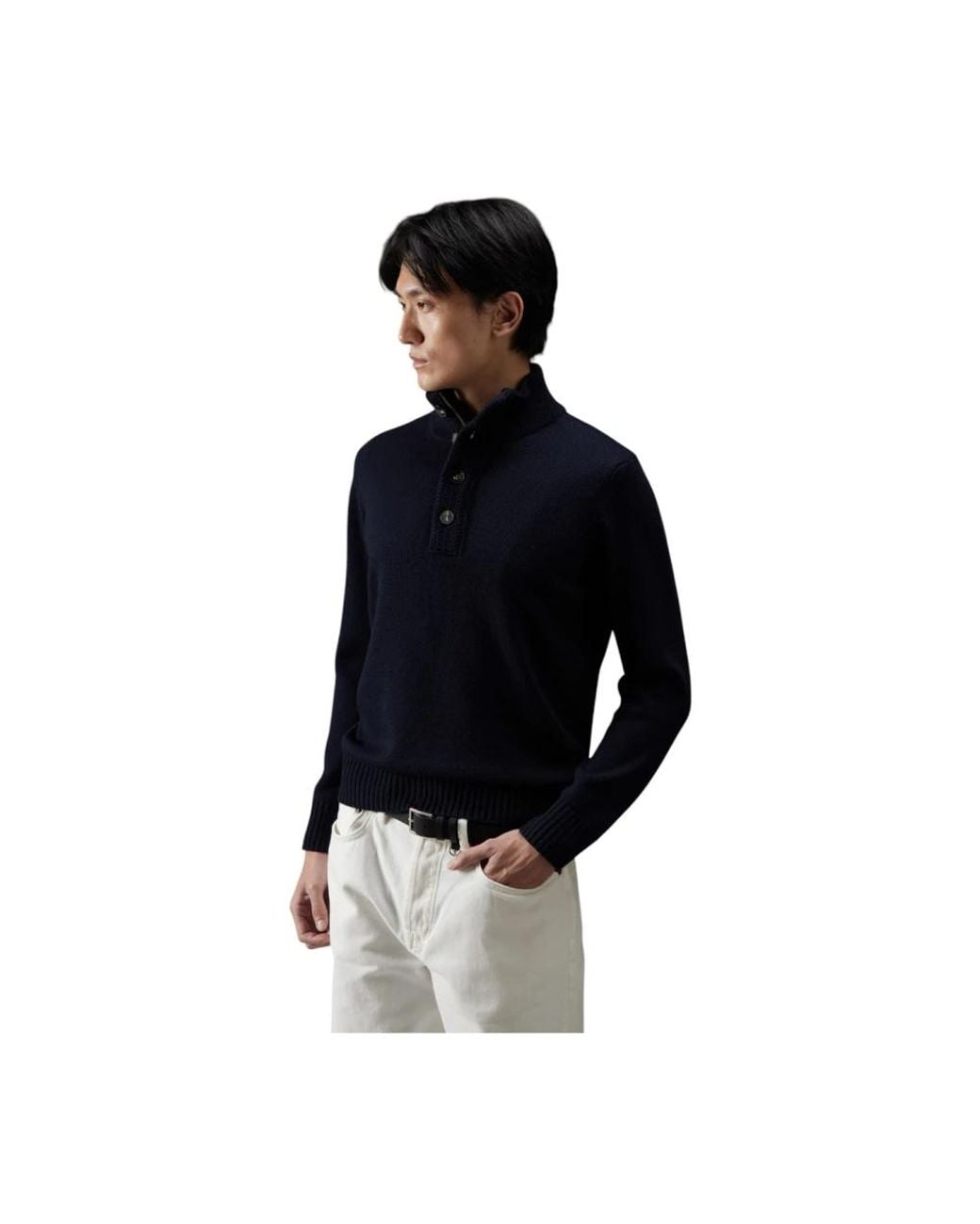 Kangra Serafino Rollkragenpullover in Blue für Herren