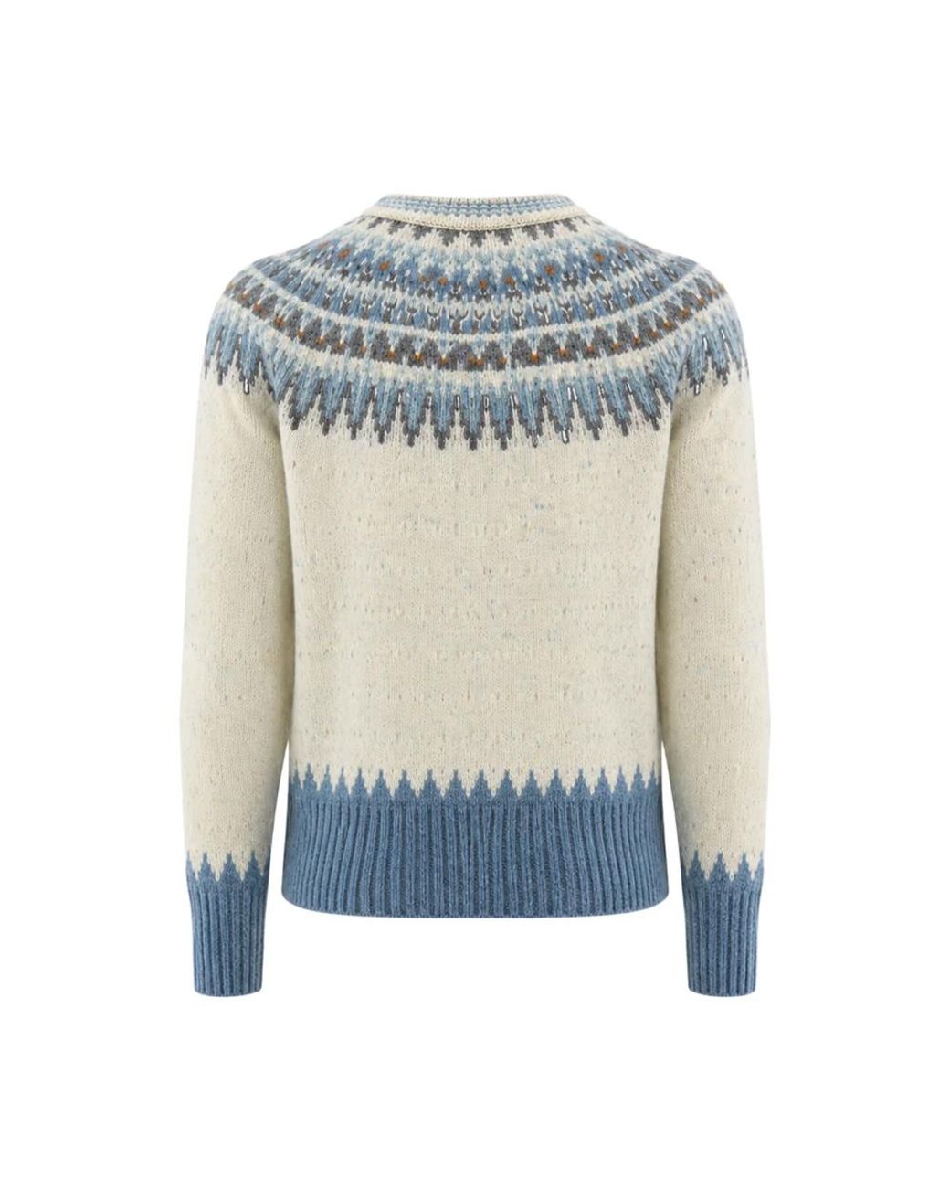 Ermanno Scervino Blue Round-Neck Knitwear