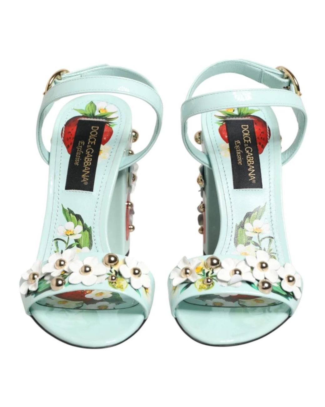 Dolce & Gabbana Blue High Heel Sandals