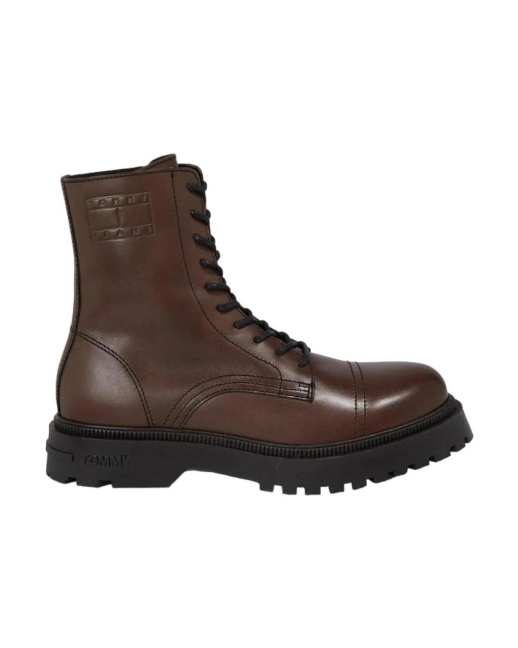 Tommy Hilfiger Brown Lace-Up Boots for men