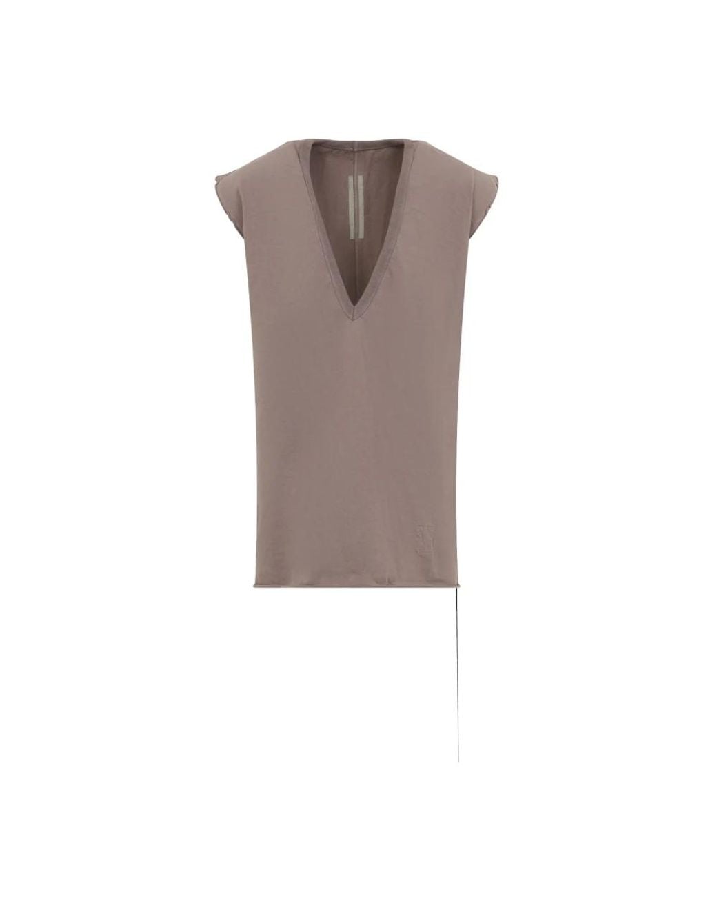 Rick Owens Brown Sleeveless Tops for men