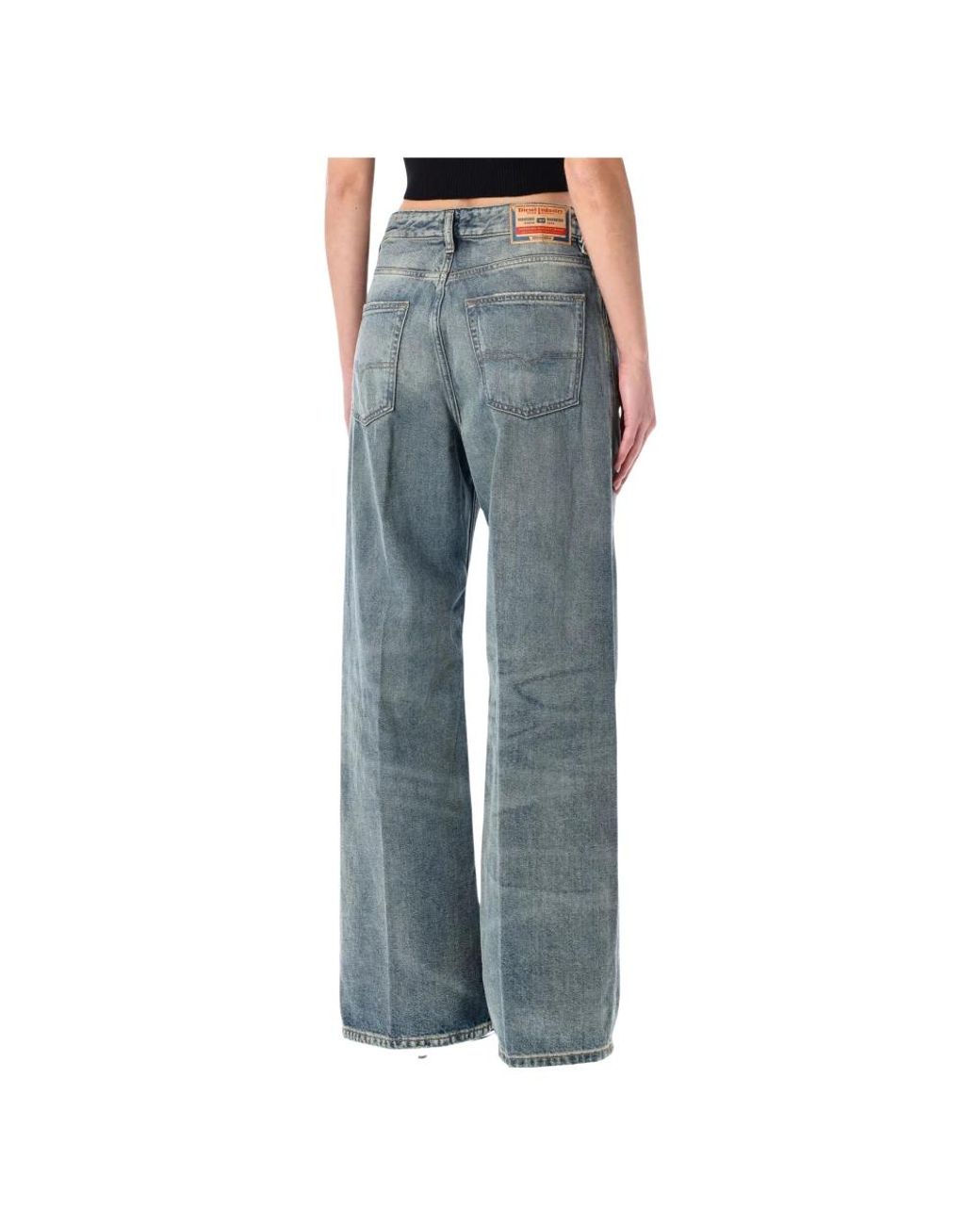 DIESEL Blue Wide Jeans