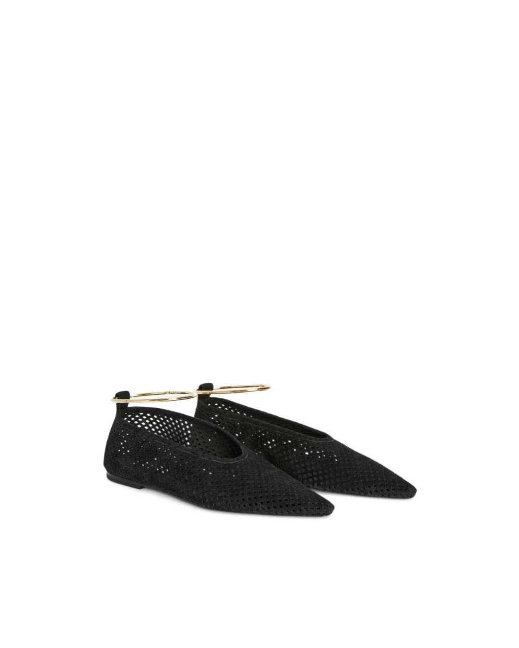 Jil Sander Black Ballerinas