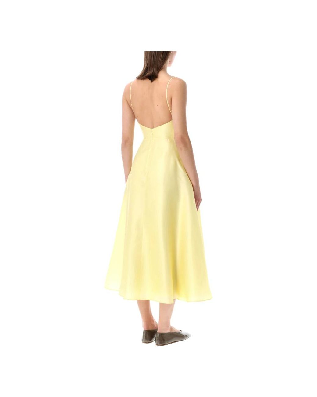 Party Dresses Alberta Ferretti de color Yellow