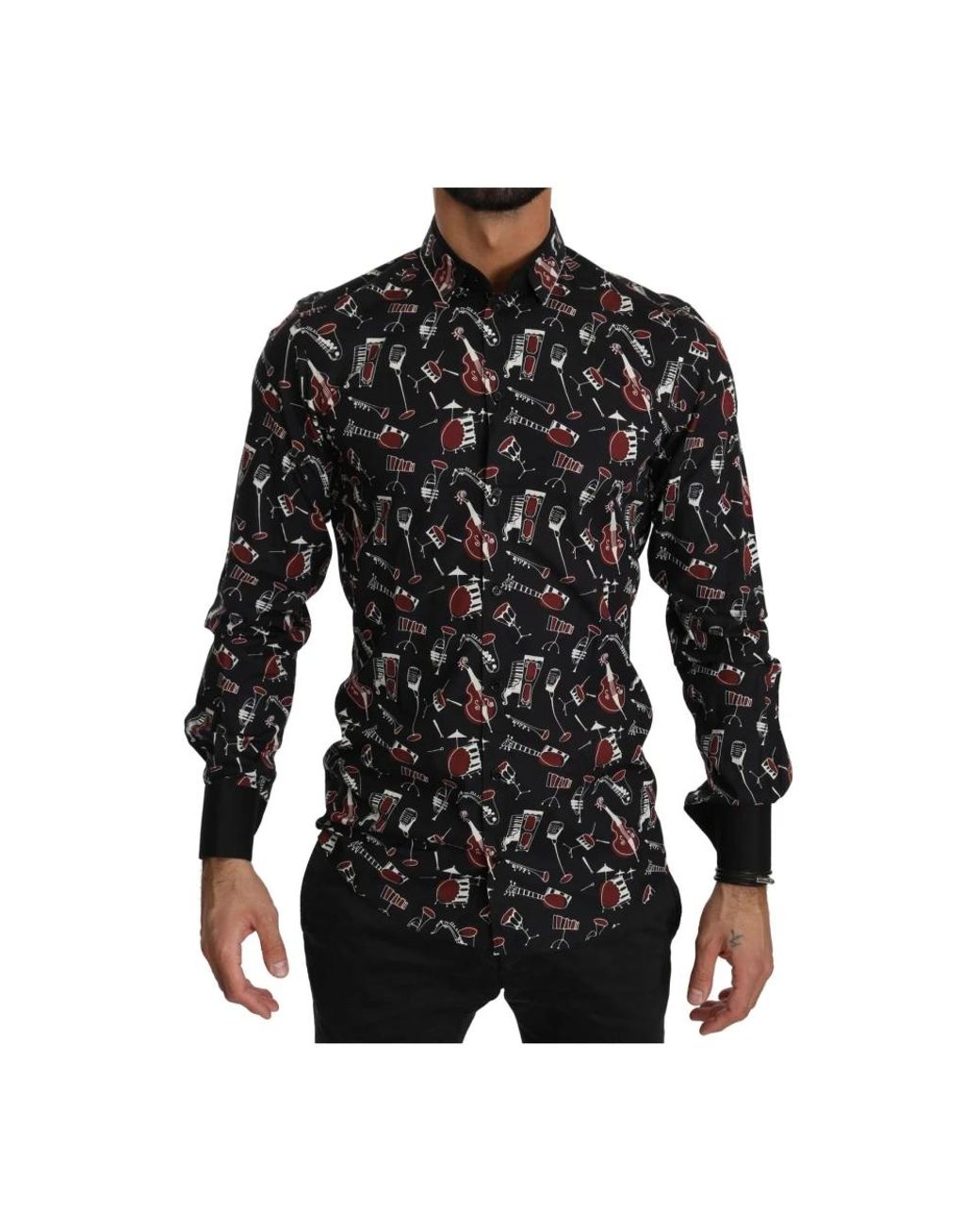 Dolce & Gabbana Black Casual Shirts for men