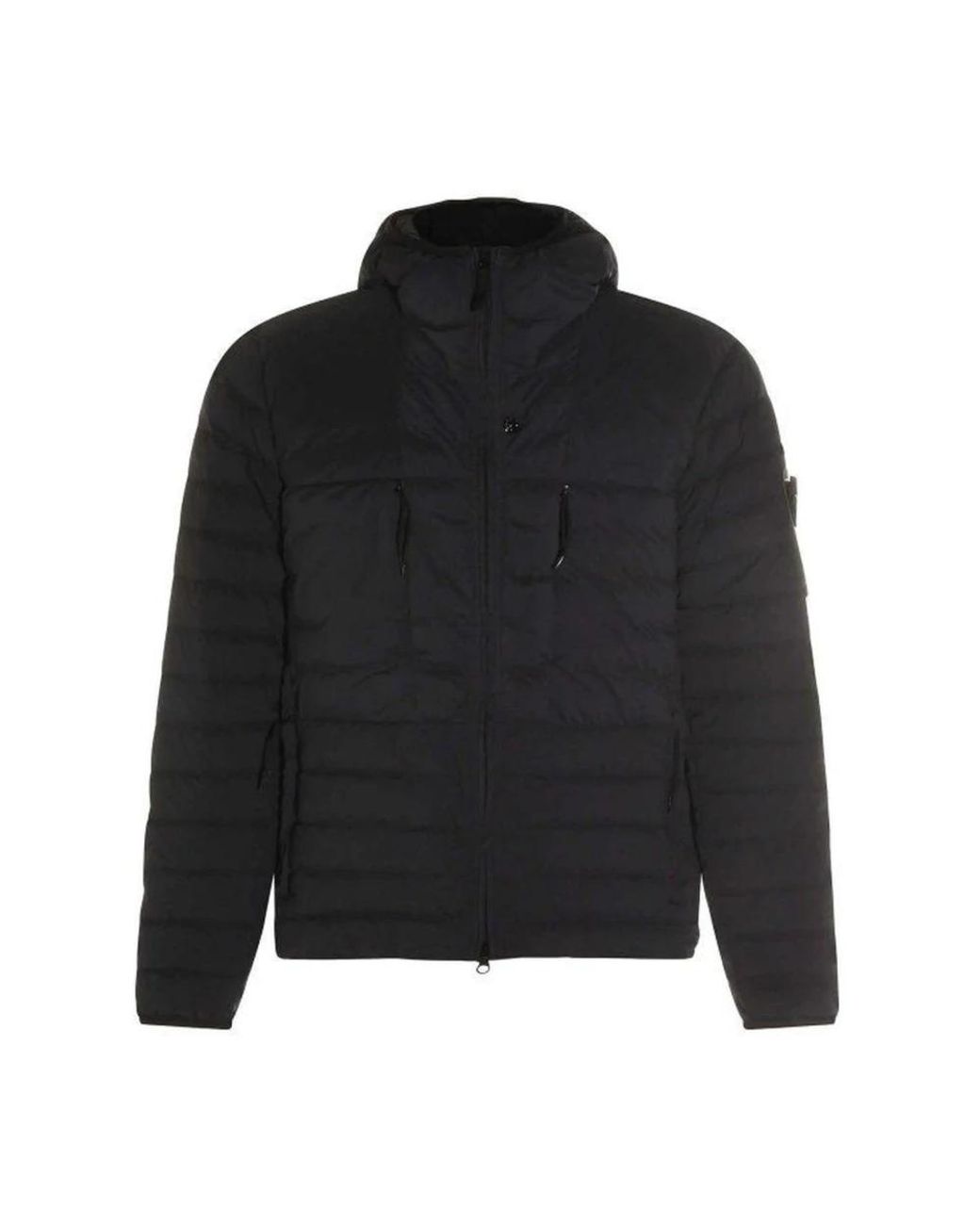 Down Jackets Stone Island de hombre de color Black