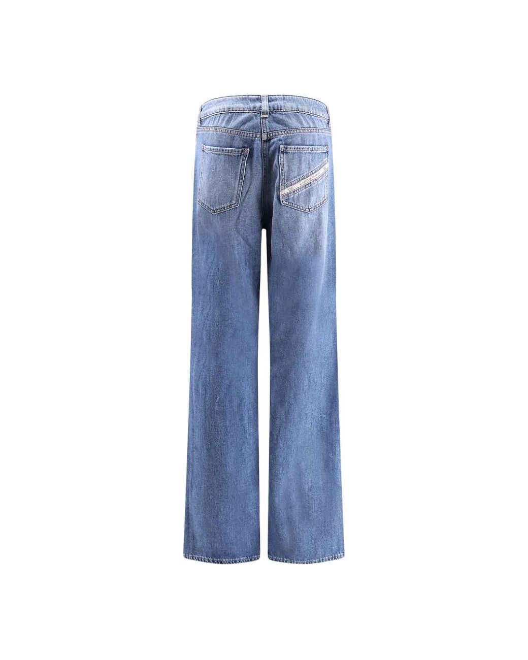 Elisabetta Franchi Blue Bootcut Jeans
