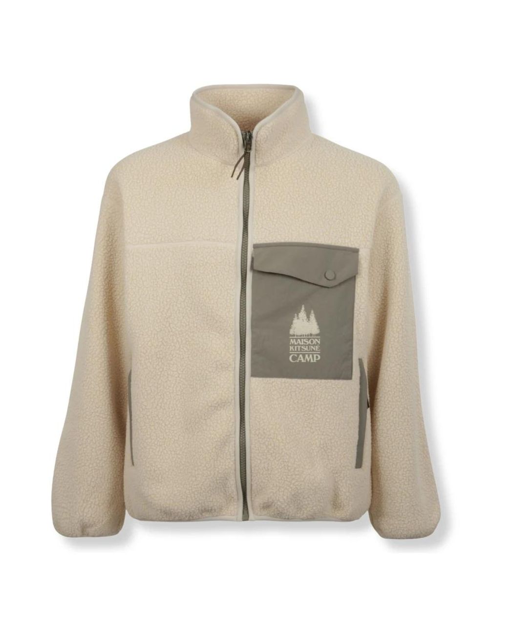 Maison Kitsuné Natural Faux Fur & Shearling Jackets for men