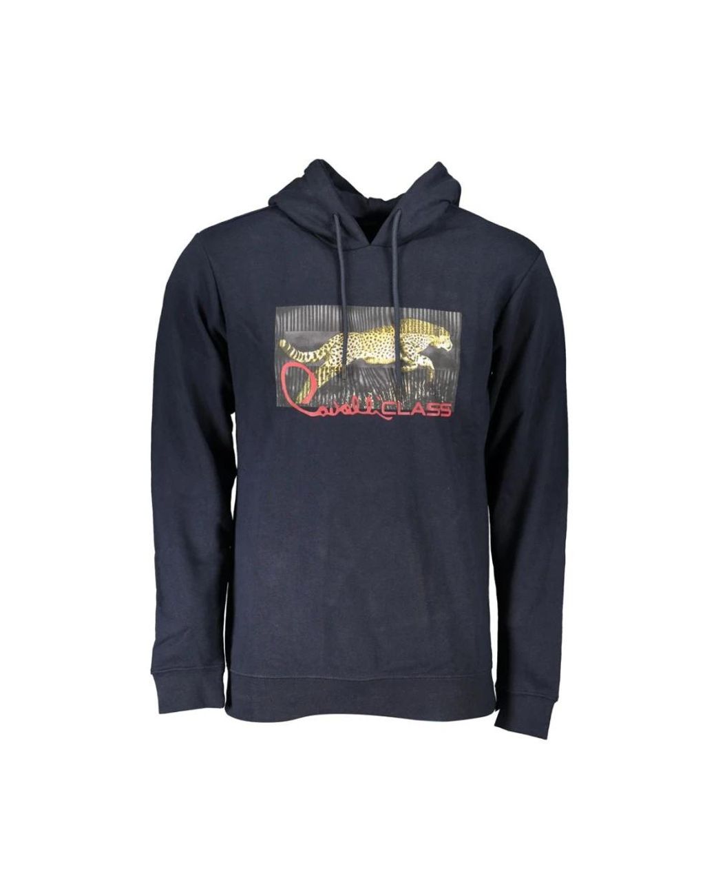 Roberto Cavalli Hoodies in het Blue voor heren