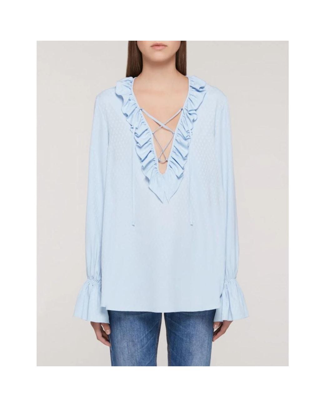 Dondup Blue Blouses