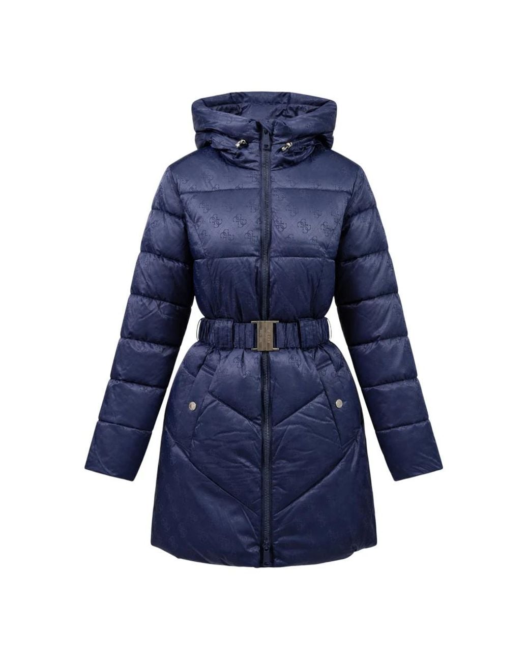 Down Coats Guess en coloris Blue