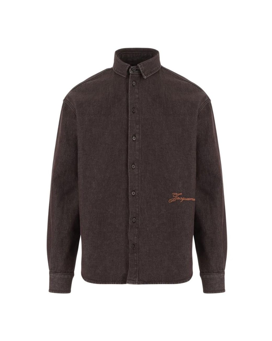 Jacquemus Gray Denim Shirts for men