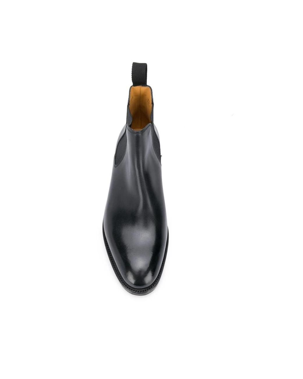 John Lobb Lawry Leder Chelsea Boots in Black für Herren