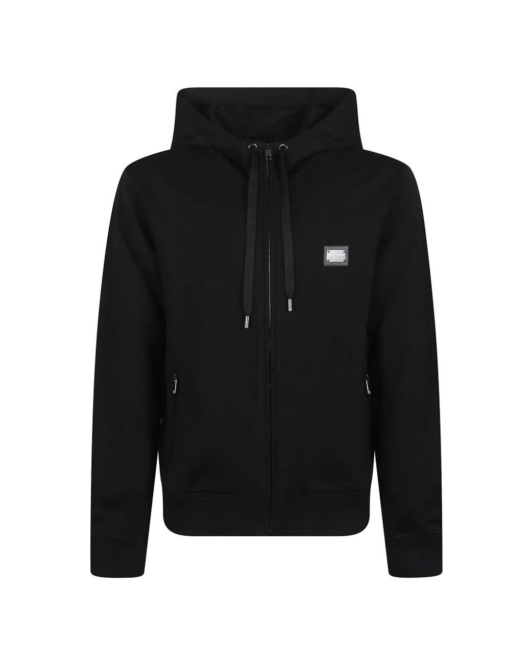 Dolce & Gabbana Black Zip-Throughs for men