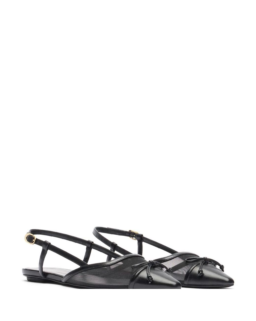 Stuart Weitzman Black Ballerina Shoes