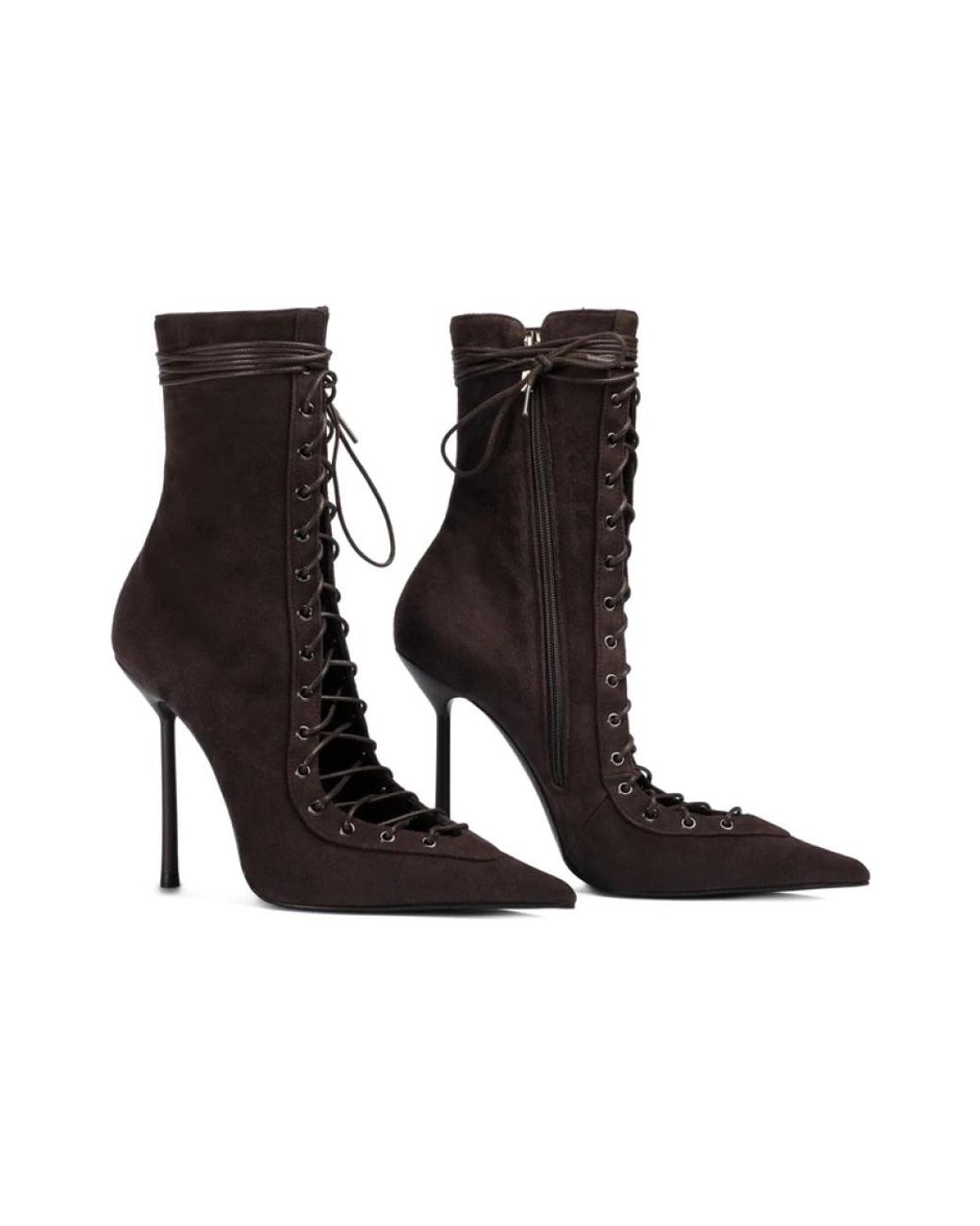 Le Silla Brown Heeled Boots