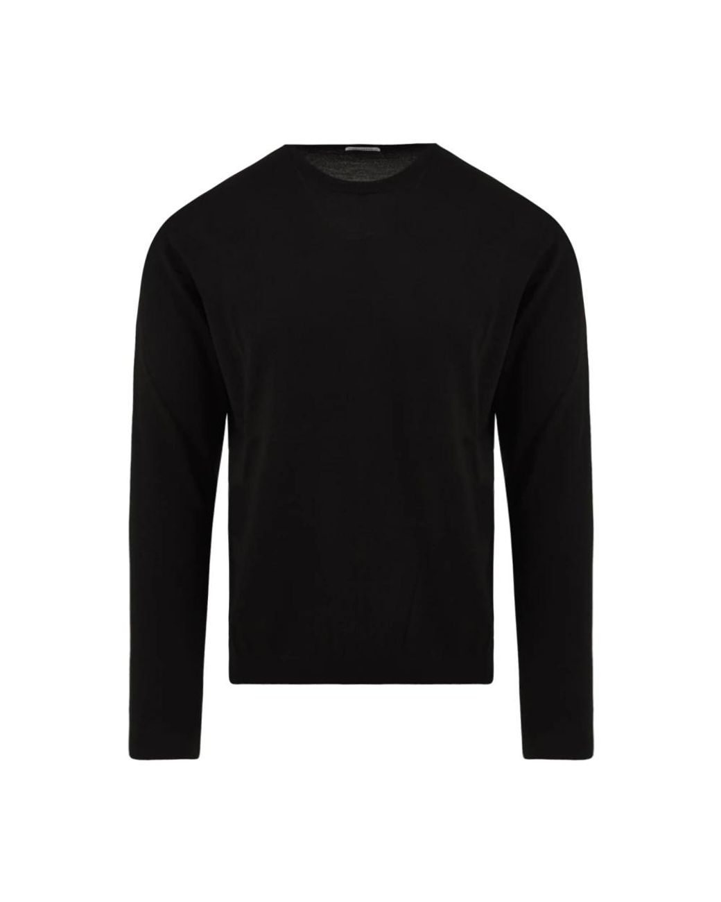 Malo Black Round-Neck Knitwear for men