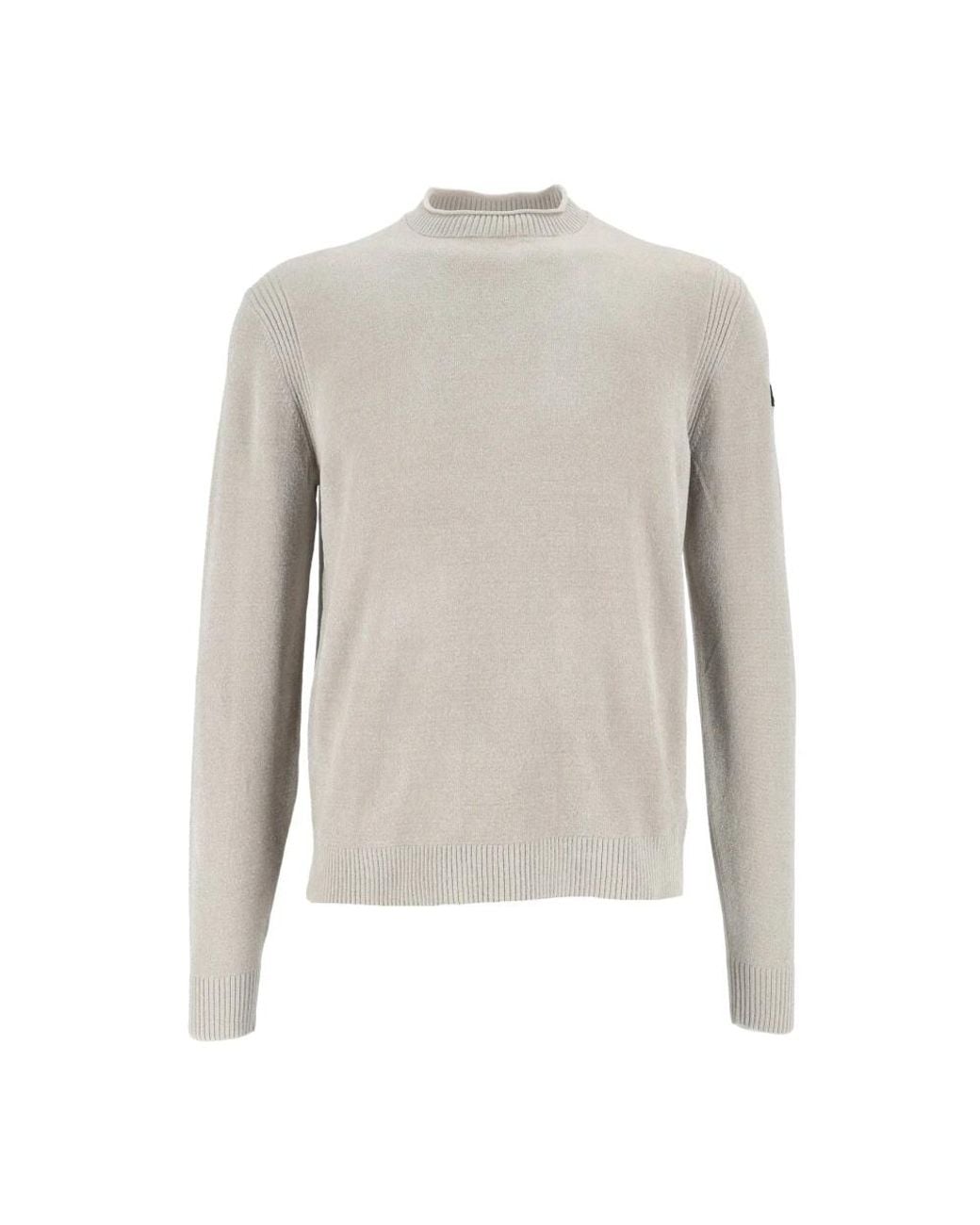 Rrd Gray Round-Neck Knitwear for men