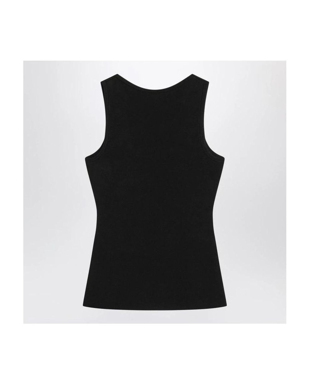 Balenciaga Black Sleeveless Tops