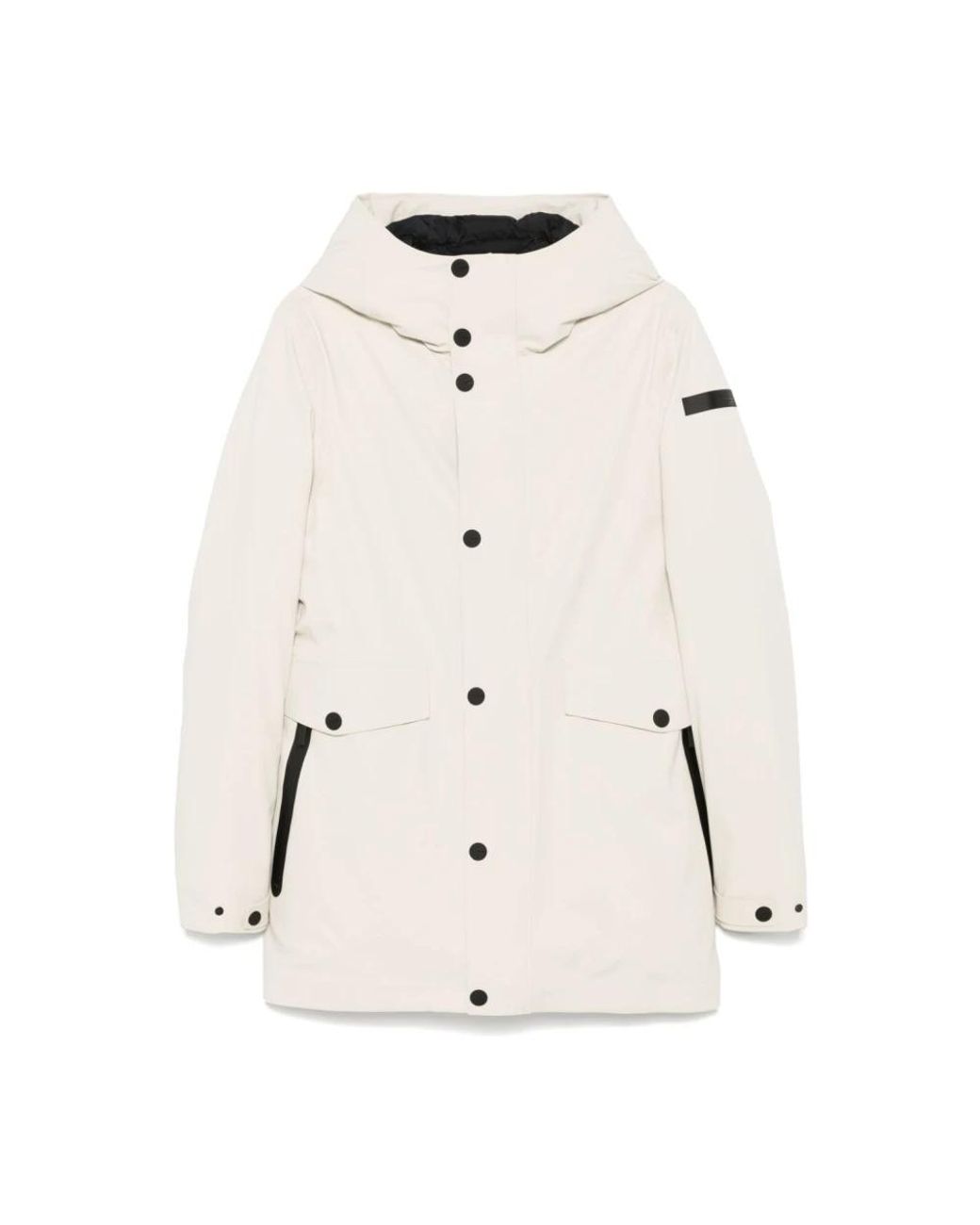 Rrd Jassen ,Wit ,Egg Floating Parka in het Natural voor heren