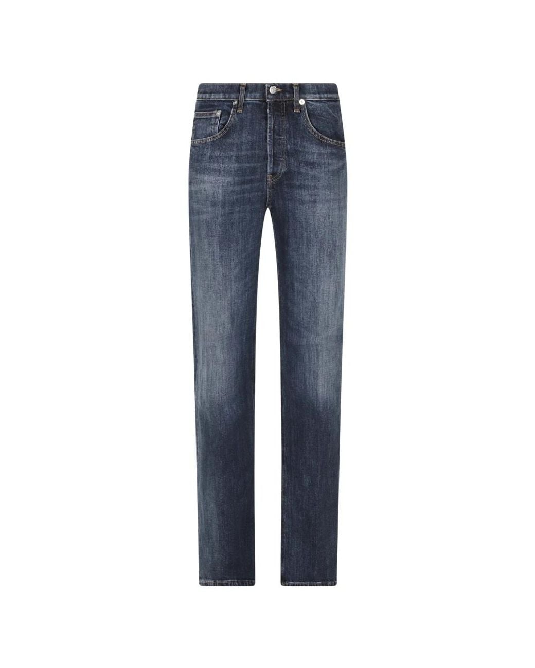 Dondup Blue Loose Fit Jeans