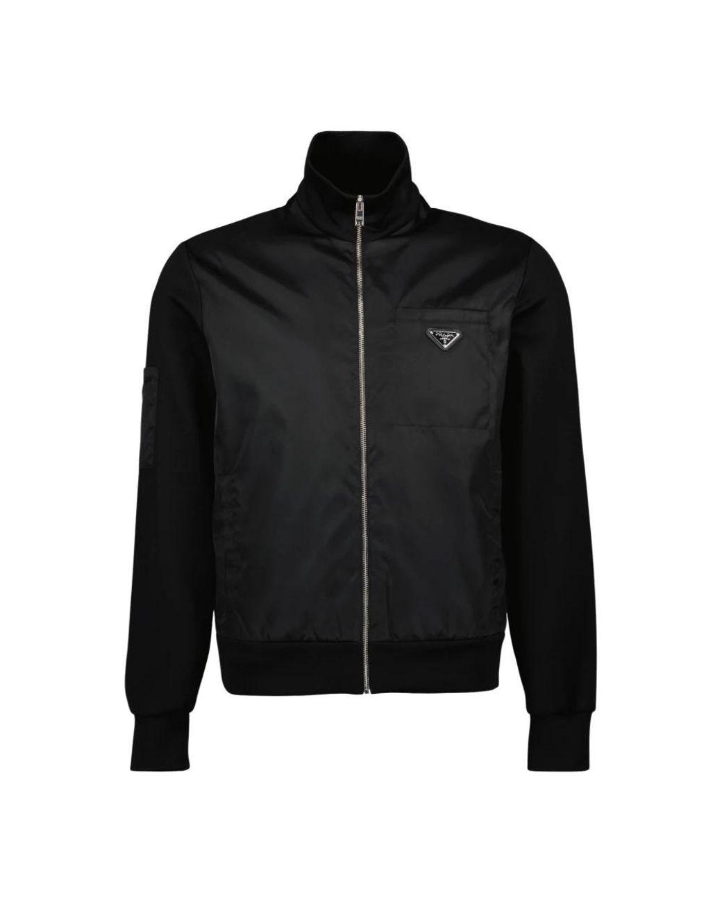 Prada Black Zip-Throughs for men