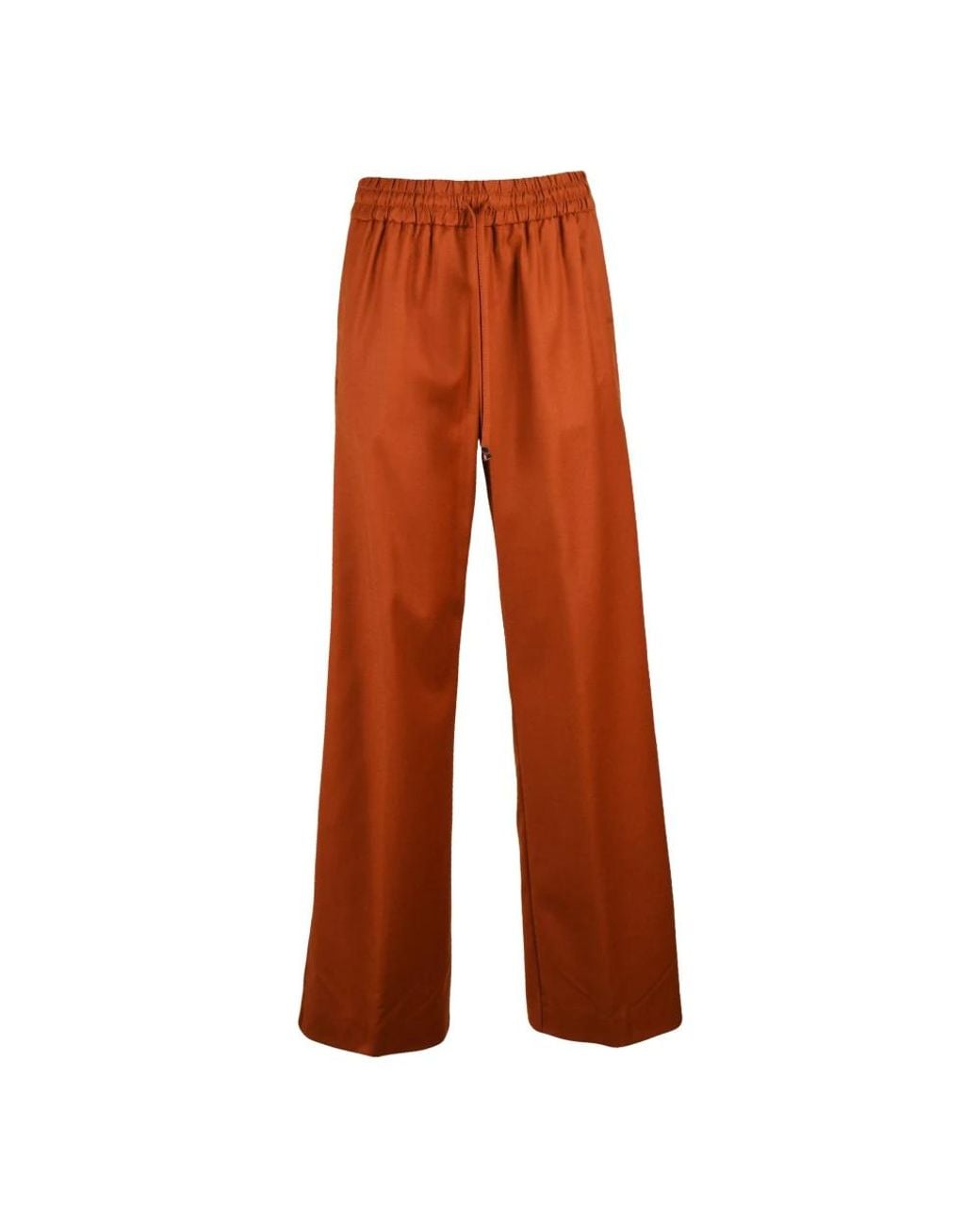 Dondup Orange Wide Trousers