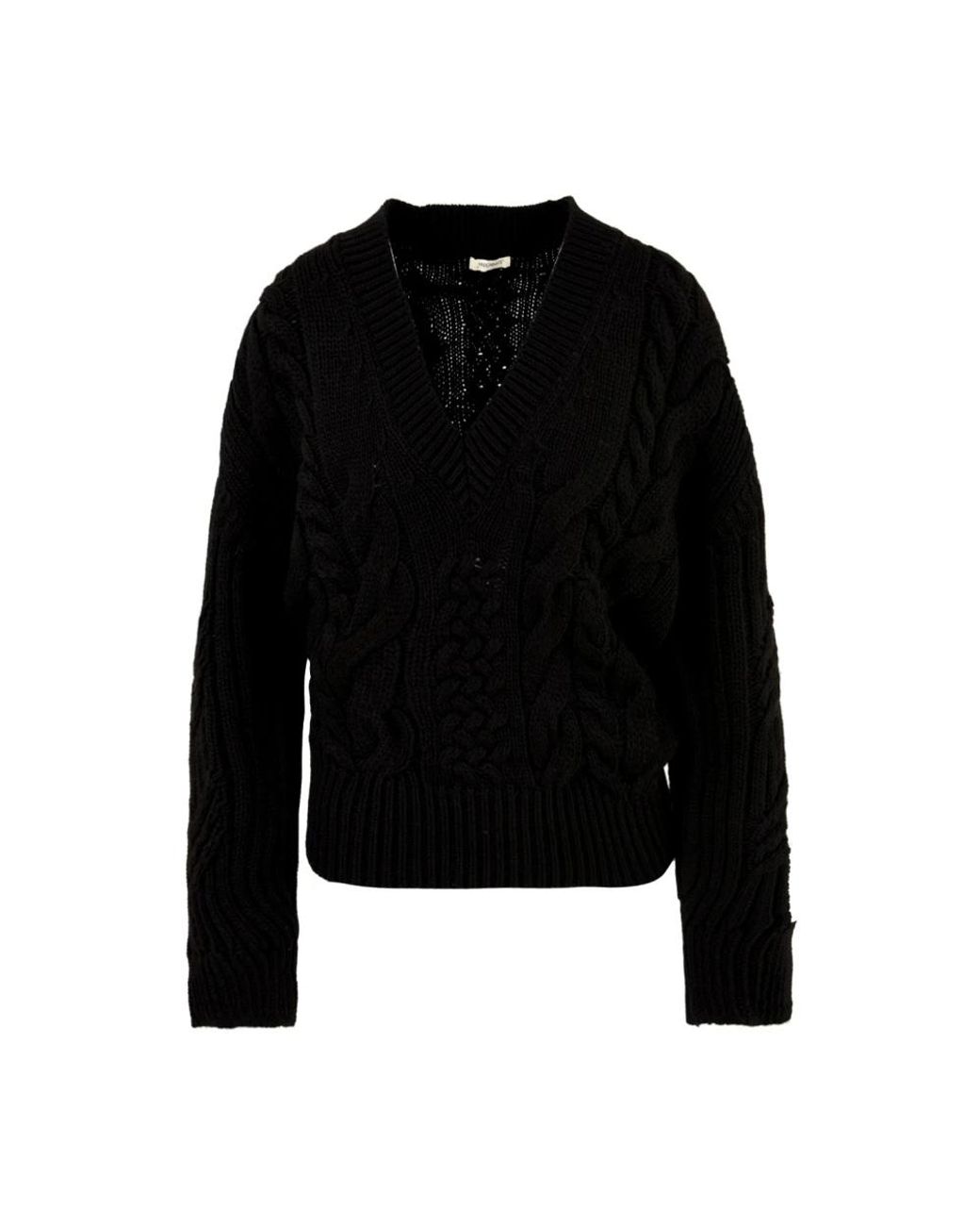 hinnominate Black V-Neck Knitwear