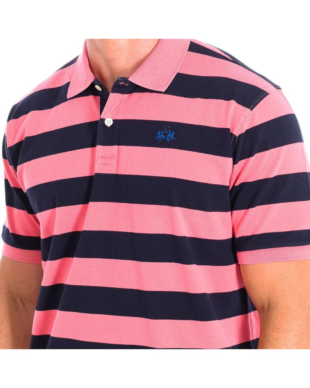 La Martina Red Polo Shirts for men