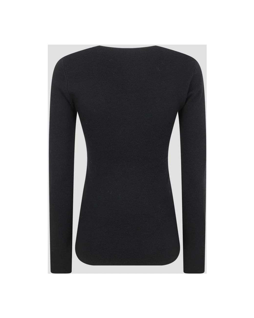Totême Black Round-Neck Knitwear