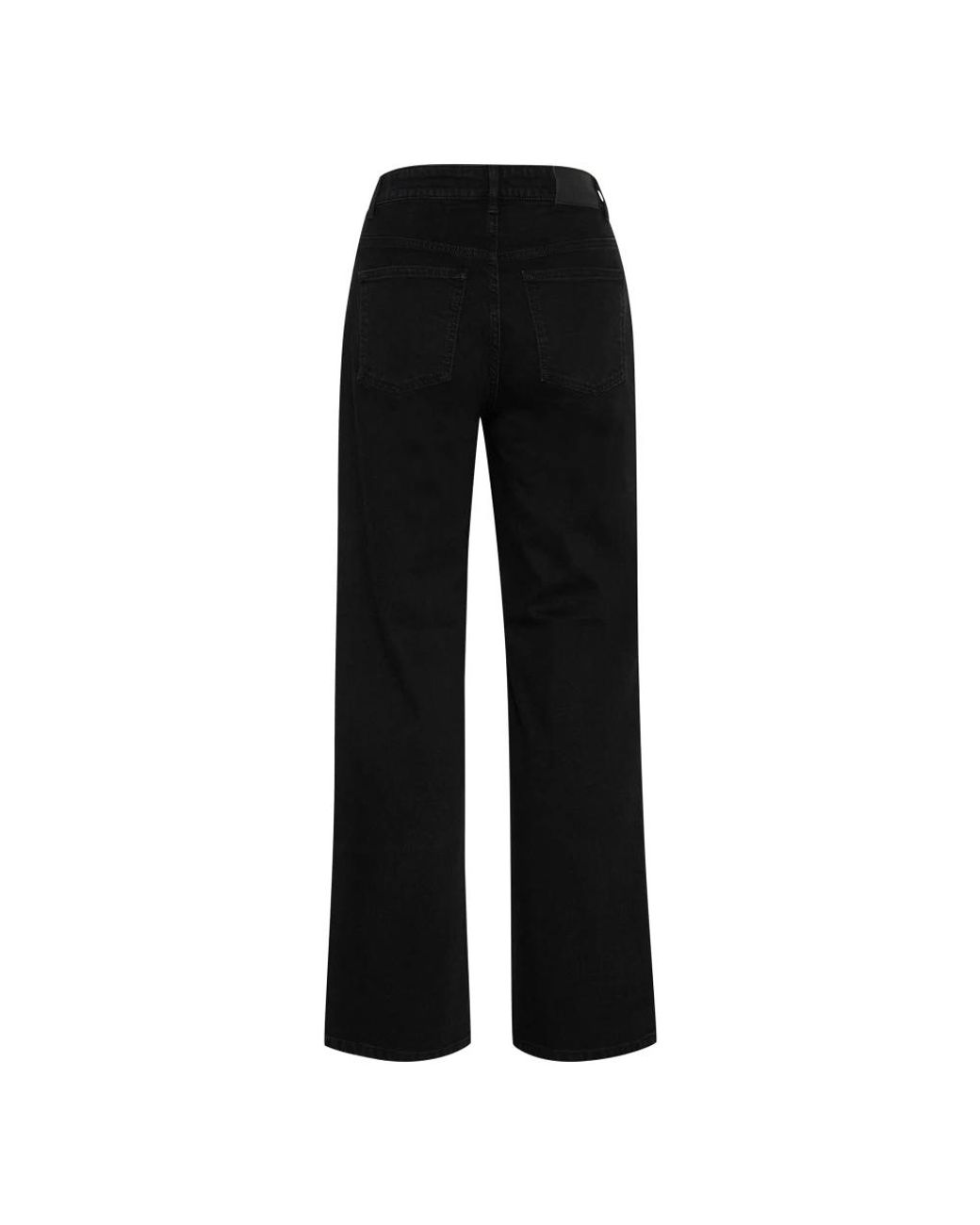 Straight Jeans Gestuz de color Black