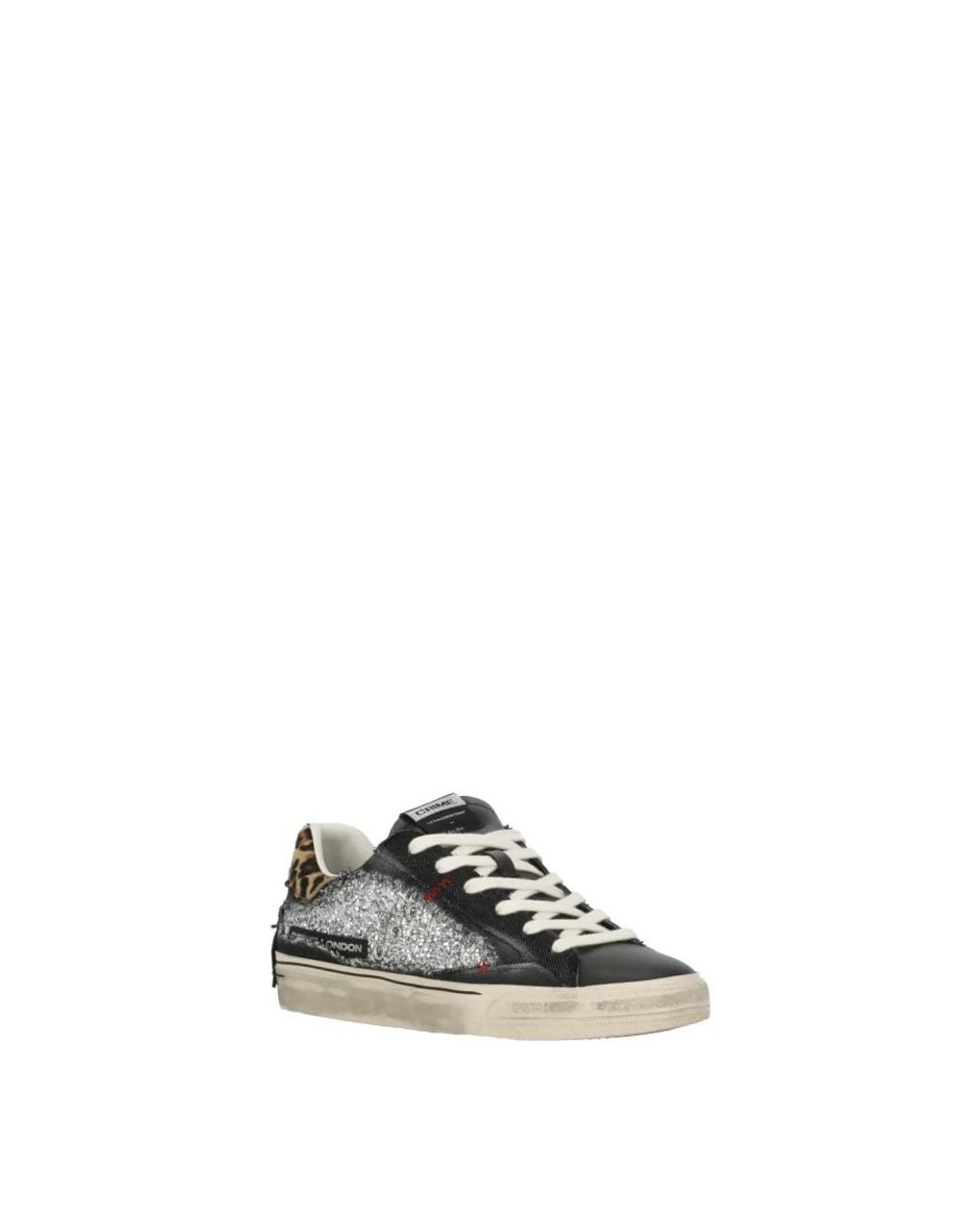 Crime London Black Sneakers