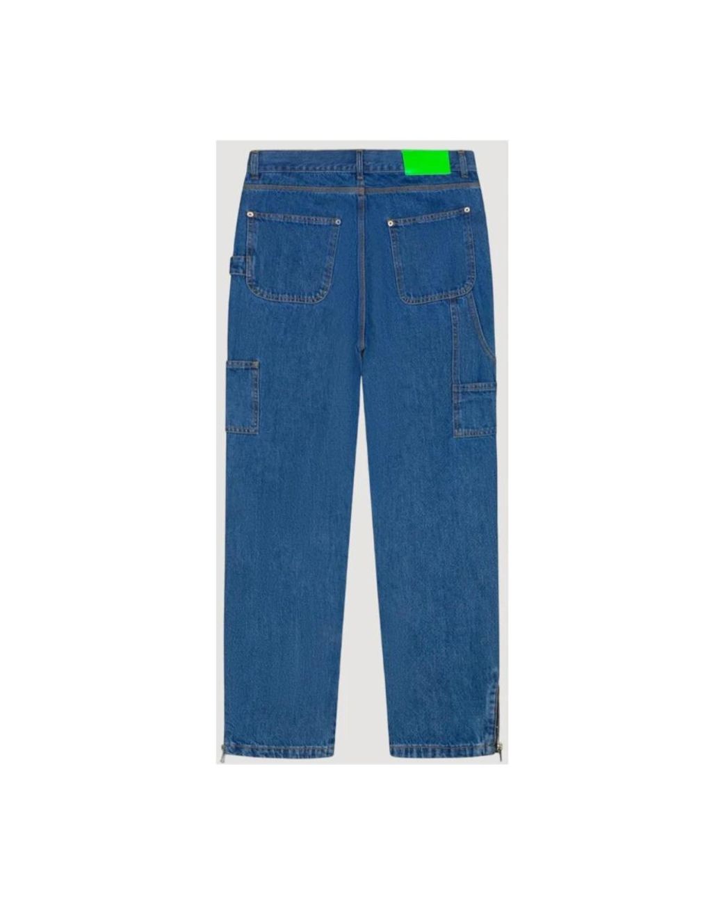 GARMENT WORKSHOP Blue Straight Jeans for men