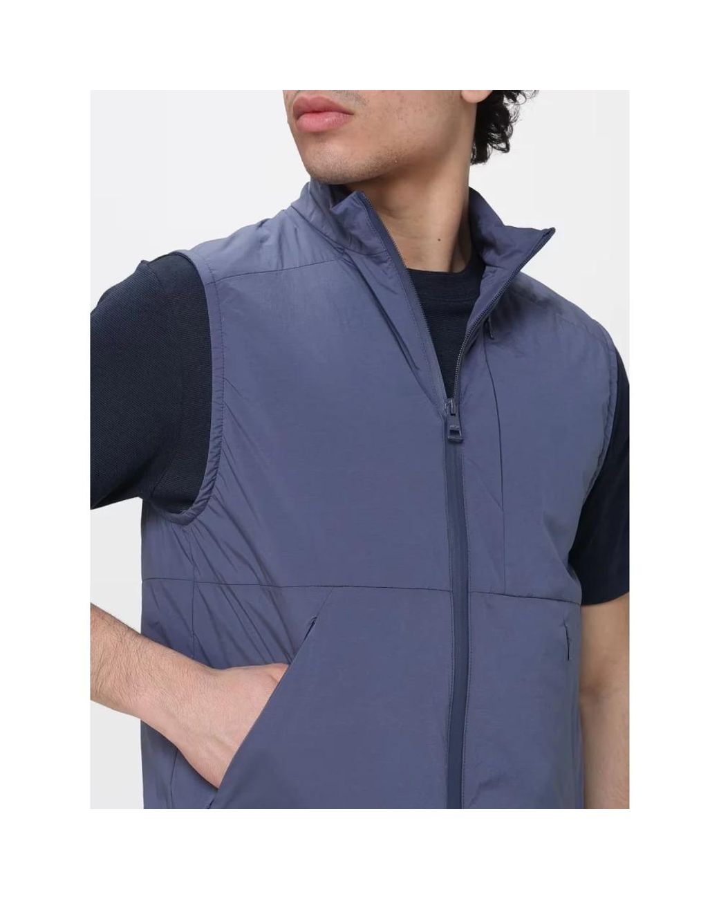 DUNO Blue Waistcoats for men