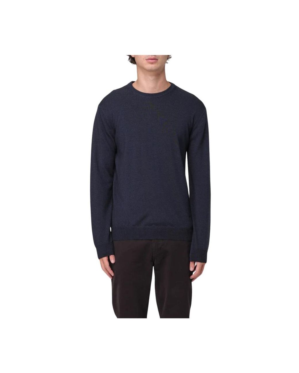 Woolrich Maglia Girocollo in het Blue voor heren