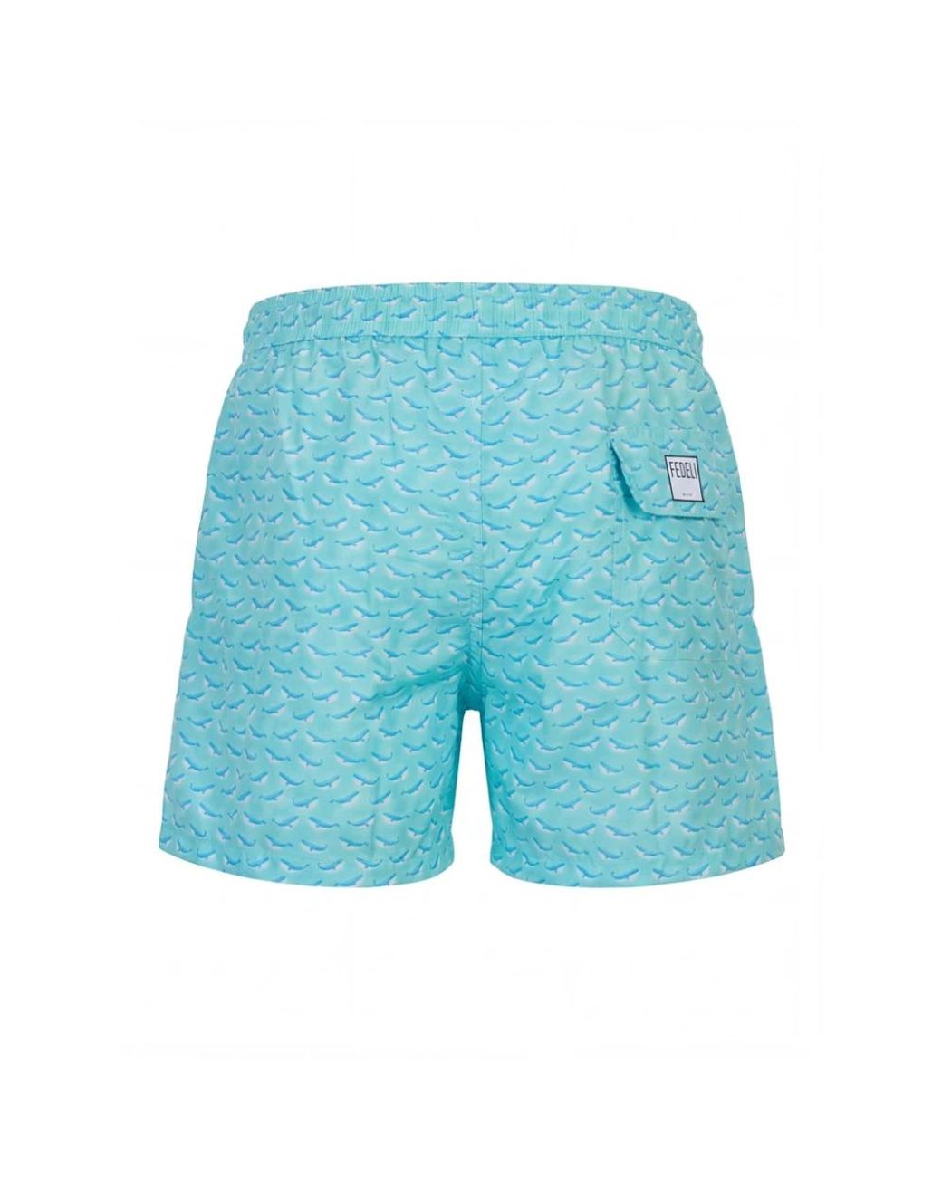 Fedeli Blue Beachwear for men