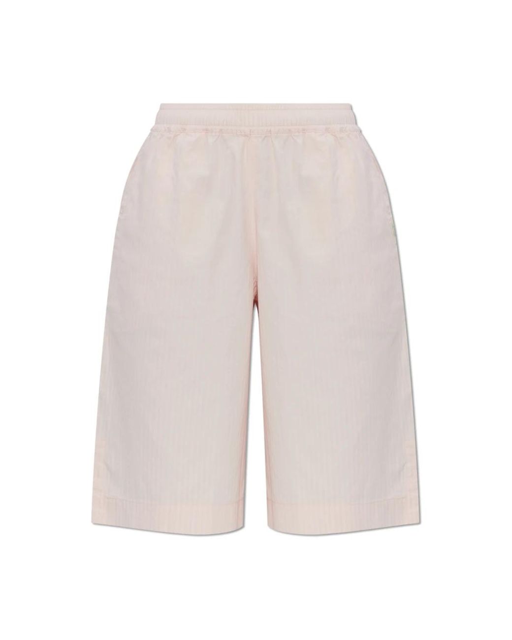 Rethinkit Studios Gray Pinstripe Pattern Shorts