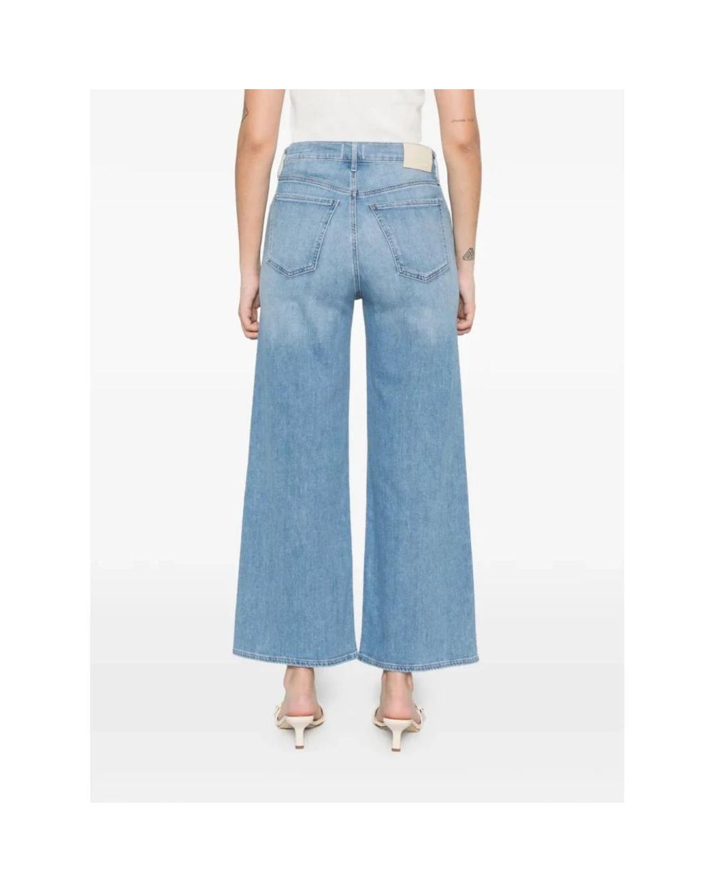 Citizens of Humanity Blue Wide Jeans