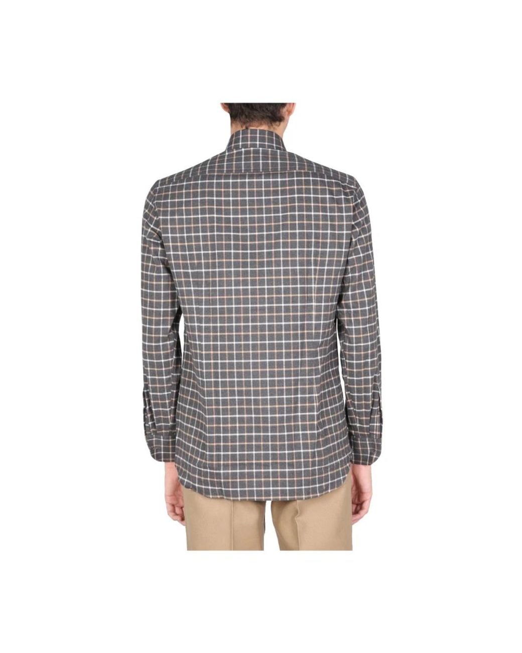 Lardini Gray Casual Shirts for men