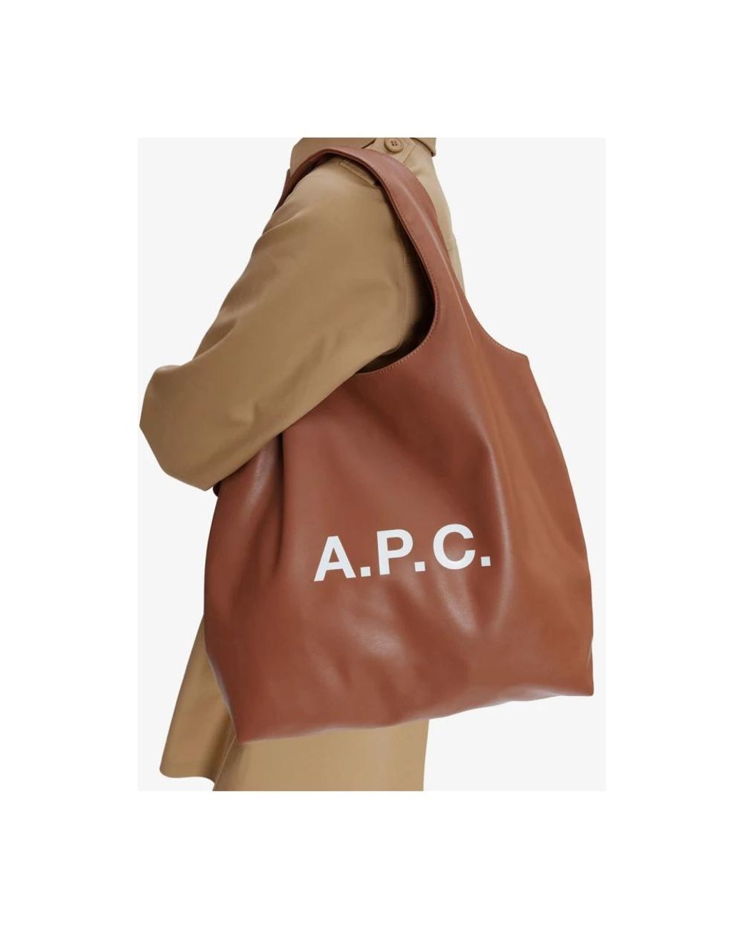 A.P.C. Brown Shopping Bags