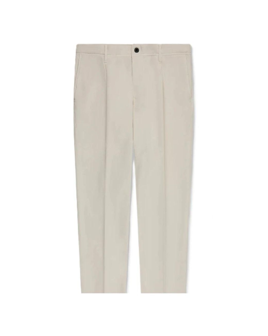 Incotex White Chinos for men