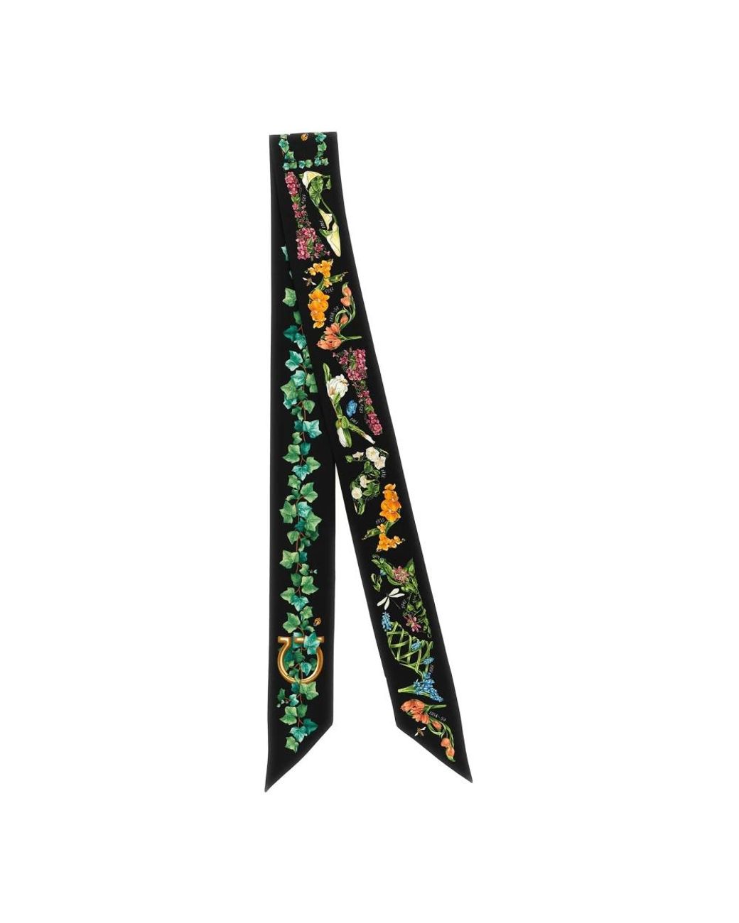 Ferragamo Green Silk Scarves